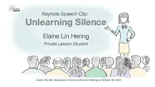 Keynote Speech Clip: Unlearning Silence