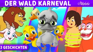 Der Wald Karneval & Das hässliche Entlein | Märchen für Kinder | Gute Nacht Geschichte