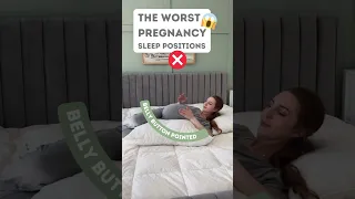 Best vs Worst 😱Pregnancy Sleep Positions!🤰#shorts