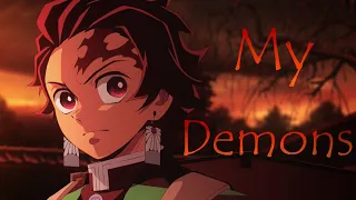 Demon slayer [AMV] My Demons