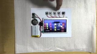 LCD Display 4 3'' Video Module with On/Off Button for Greeting Cards