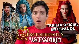 DESCENDIENTES 4: EL ASCENSO DE RED ❤️ TRAILER OFICIAL EN ESPAÑOL 🕰 REACCIÓN | Peter Rodríguez