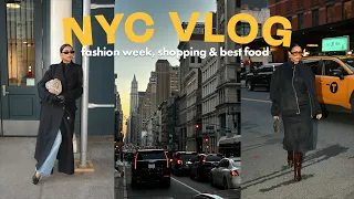 NEW YORK VLOG 2024 | fashion week, the best restaurants in NYC + luxury shopping