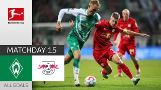 Leipzig moves on to 2nd place! | Bremen - RB Leipzig 1-2 | All Goals | Matchday 15 – Bundesliga