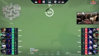 Shroud react to 100T insane comeback against GMB in #VCTBERLIN