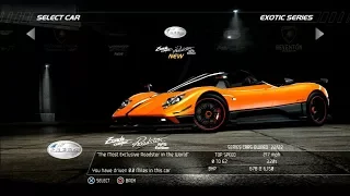 Need For Speed Hot Pursuit: Pagani Zonda Cinque Roadster NFS Edition (Test Drive)