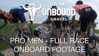 Unbound Gravel 200 - Pro Men, Full Race Onboard Footage