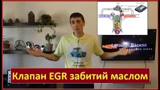 Клапан ЕГР (EGR) забитий маслом, Кольца чи Турбіна накрилась