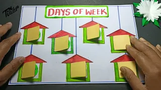 Days of  a Week / Seven Days of a week  | TLM for primary school