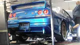 Essex's R33 Nissan Skyline GT-R Dyno -  1043 whp GTR