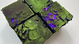 Purple Flaky Ader Gymchalk | So Satisfying | Gym Chalk Asmr