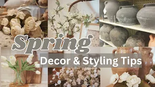 Spring Decor & Styling Tips | Everyday Home Decor Haul | Hobby Lobby Neutral Year Round Decorations