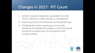 Preparing for the 2017 Unsheltered Point-in-Time Count