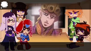 |Past Bucciarati team reacts to Giorno|