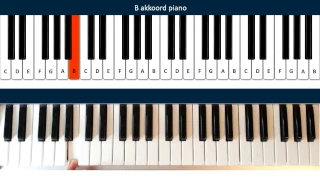 B akkoord piano