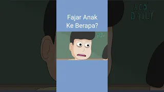 Fajar Sad Boy Anak Ke Berapa? #animasi #animasilucu #fajar #fajarsadboy