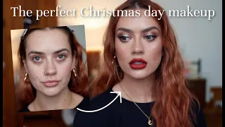 THE PERFECT CHRISTMAS DAY MAKEUP + GIVEAWAY!! | 12 DAYS OF VIDMAS | EmmasRectangle