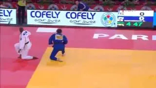 Teddy Riner (FRA) vs Ryu Shichinohe (JAP) +100kg Judo Grand Slam Paris 2013