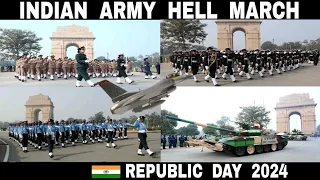 Indian Army Hell March || 2024 || India's Republic Day Parade || Debdut YouTube