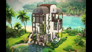 Birds Nest Hideaway 🪶🦜 -The Sims 4 Stop Motion Build- Tropical Tomarang Home