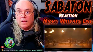 SABATON Reaction - Night Witches Live - The Great Tour - First Time Hearing - Requested