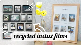 Instax Film Home Decor  Ideas, using recycled film cartridges + more