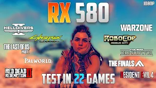 RX 580 Test in 22 Games - 1080p - RX 580 Gaming Test