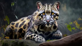 Дымчатый леопард – самый опасный лесной хищник. Искусный охотник и мастер маскировки!