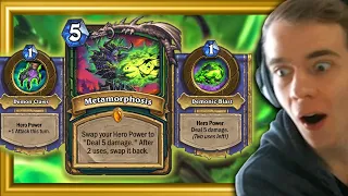 DEMON CLAWS + METAMORPHOSIS + DEMONIC BLAST!! Ashes of Outland = NEW CLASS, NEW CARDS & NEW COMBOS!!