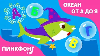 Океан от А до Я | Пойте с Акулёнком | Русский язык | Пинкфонг Песни для Детей