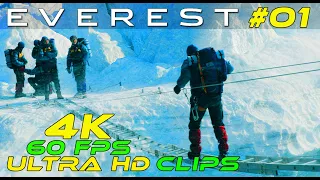 EVEREST (2015) CLIP || HE FAILED TO WALK ON THE LADDER || 4K ULTRA HD 60 FPS REMASTERED ||