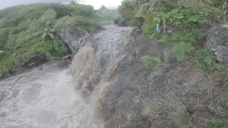 Flash flood at Venus Pools Maui