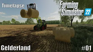 New Farm with Class equipements | Farming Simulator 22 | Gelderland | Episode 01 | Timelapse