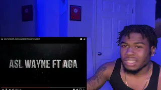 ASL WAYNE ft. AGA-GANG90 (VISUALIZER VIDEO) (((REACTION)))