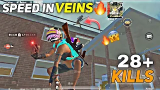 SPEED IN VEINS🔥|5 FINGER CLAW 👿1V4 GAMEPLAY|@LouWanGaming @GujjarXyt