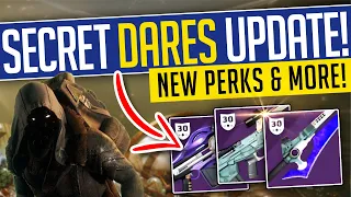 Destiny 2 | SECRET DARES UPDATE! 30th Anniversary Weapons, New Perks & More! - Into The Light