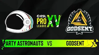 Party Astronauts vs. GODSENT - Map 1 [Nuke] - ESL Pro League Season 15 - Group C
