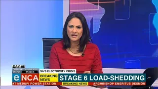 No stage 6 load-shedding for City Power