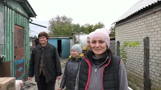 Помощь жителям на Северных окраинах Донецка