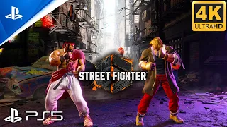 Ryu VS Ken - Intense Fight! | Street Fighter 6 PS5 [4K 60FPS HDR]