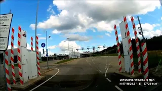 Enter Estonia/Russia border crossing