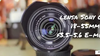 Lensa Sony OSS 18-55mm f3.5-5.6 mount E mount