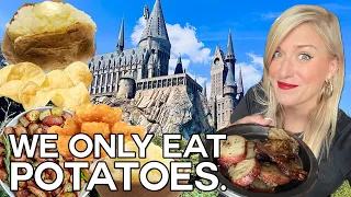The BEST Theme Park Snacks: Only Eating POTATOES At Universal Orlando