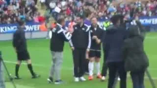 Harry scores his Penalty/Narry Hug - Charity Match