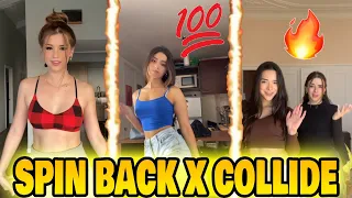 Spin Back X Collide Mashup Dance Compilation🔥💯🌍 | TikTok Compilation