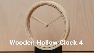 Wooden Hollow Clock 4