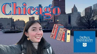 Chicago | Grad student, DePaul, study time, friends