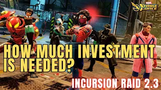 How Much Investment Needed in Spider Society? Incursion Raid 2.3 Gameplay Marvel Strike Force MSF