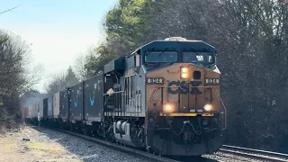 CSX Train I026, Northbound Intermodal, Madison, Tennessee, 2/3/2024