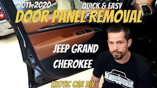 How to Remove Grand Cherokee Door Panels. 2011-2020 WK2